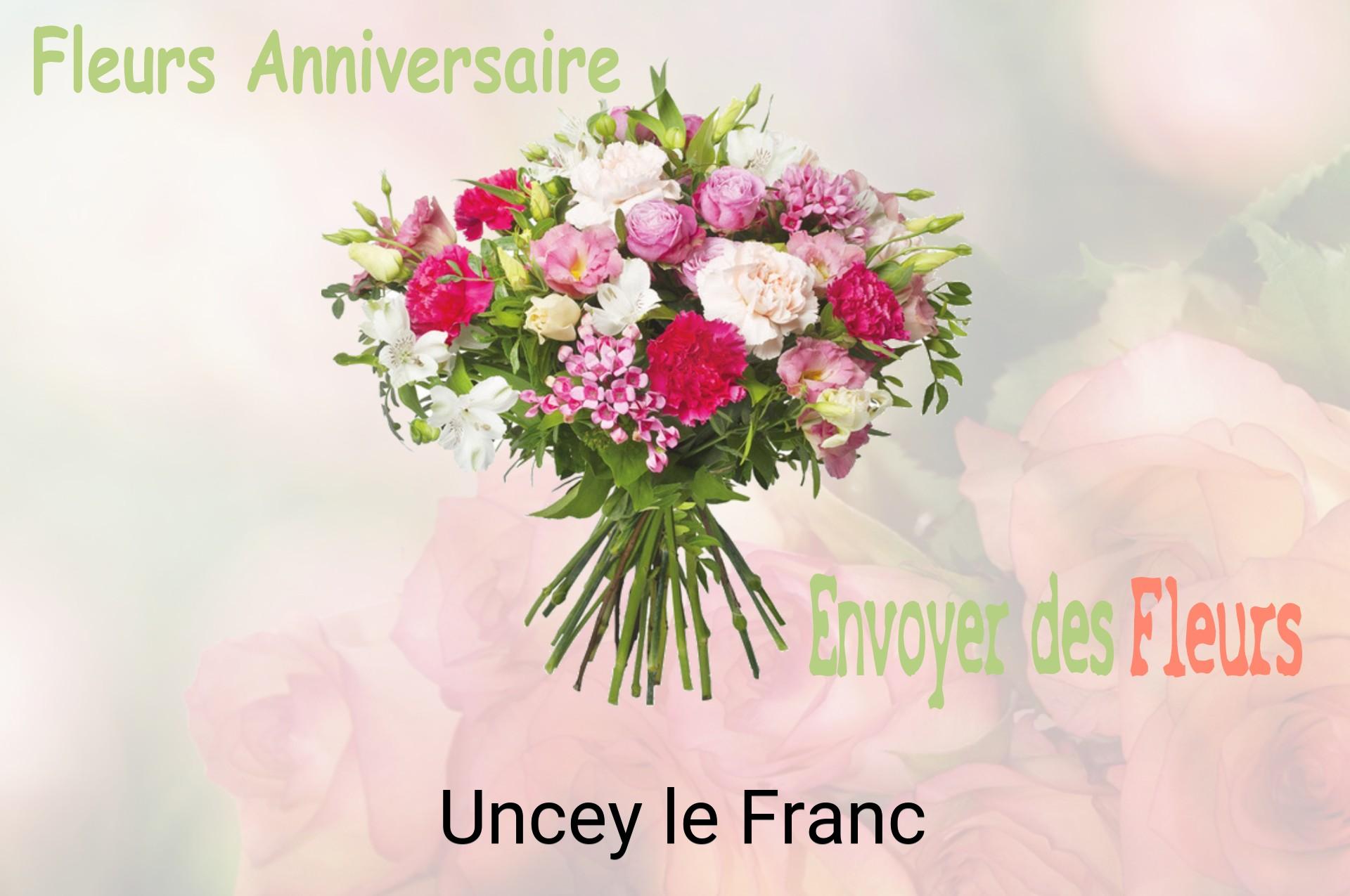 Bouquet de fleurs d’anniversaire livré à Uncey-le-Franc